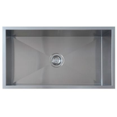 Uptown 250 Single Bowl Interchange Sink 810 X 450 X 250 - Radius Corner